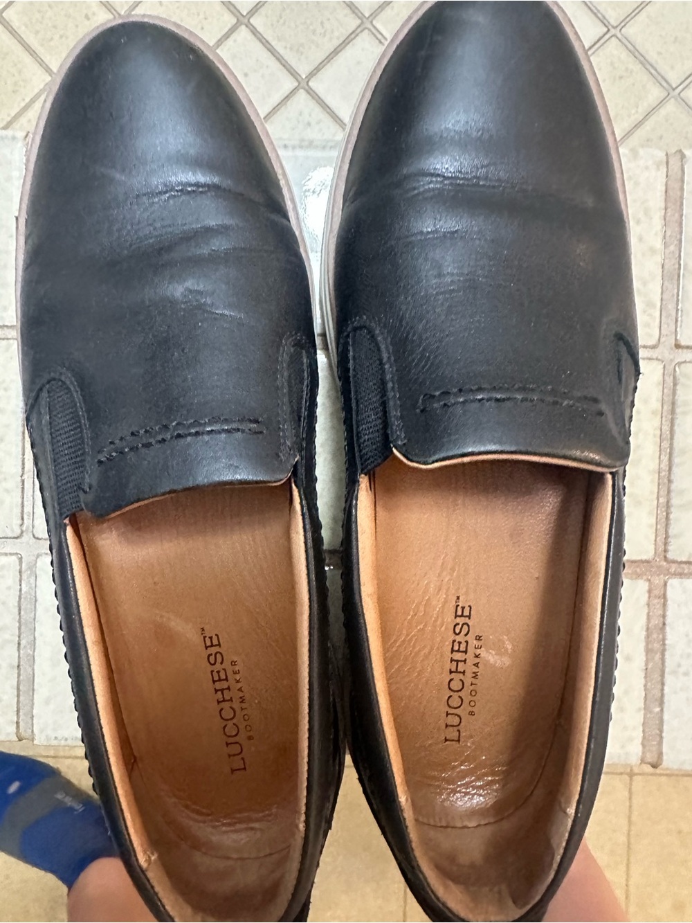 Lucchese after ride slip-ons